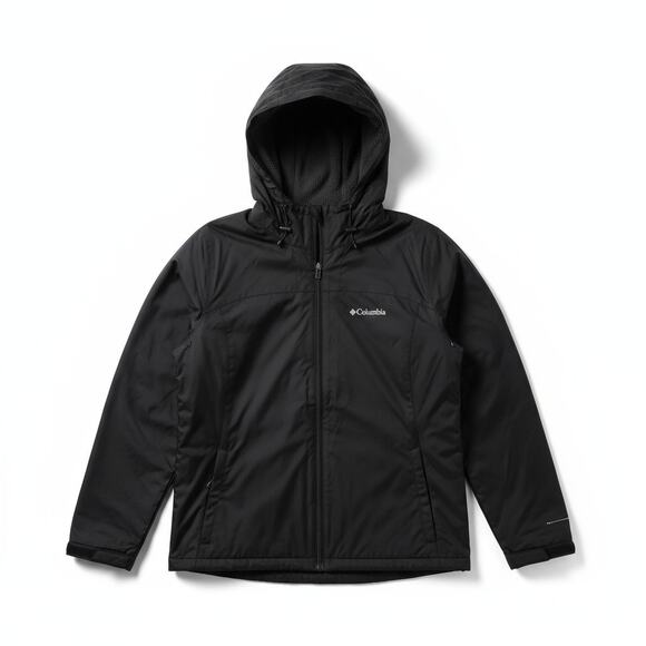 Columbia Women’s Switchback Sherpa-Lined Rain Jacket – Black, XL - Picture 1 of 3